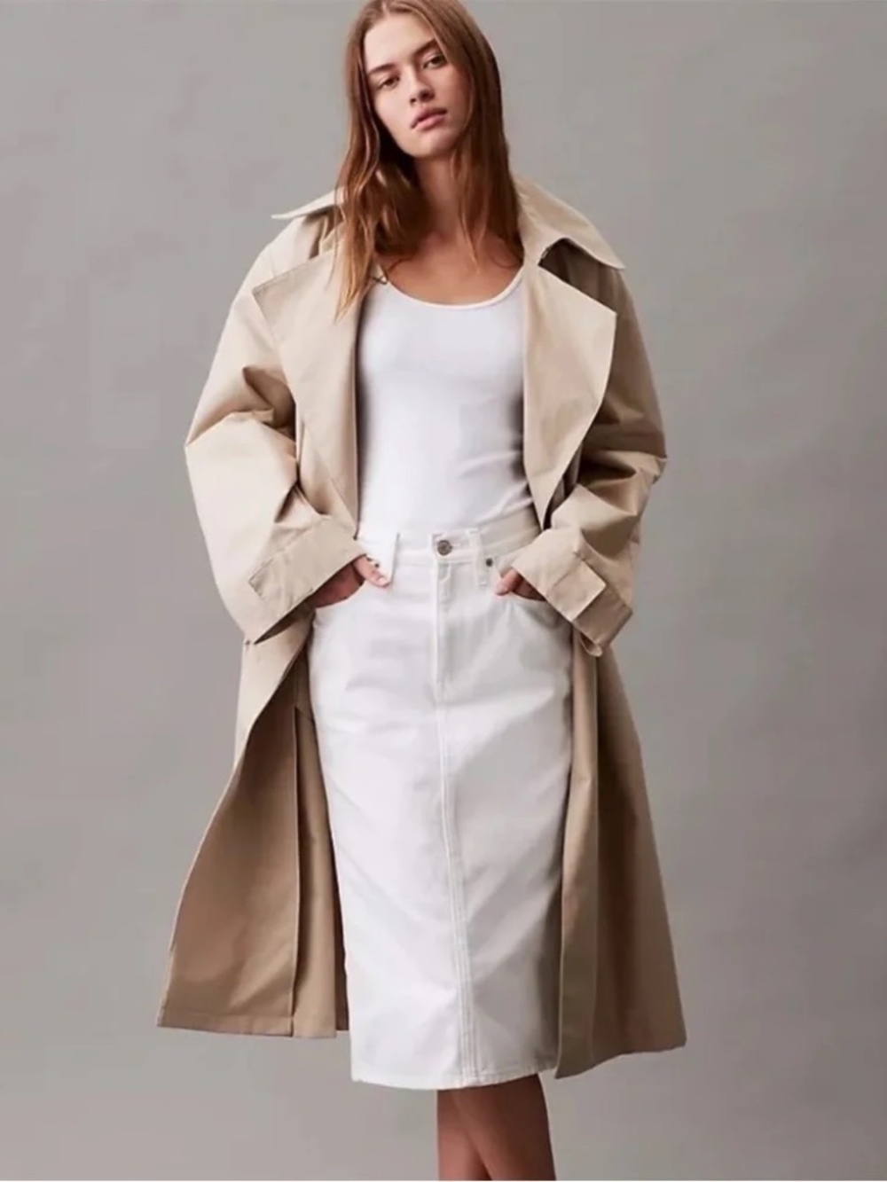 Calvin Klein Essential Trench Coat